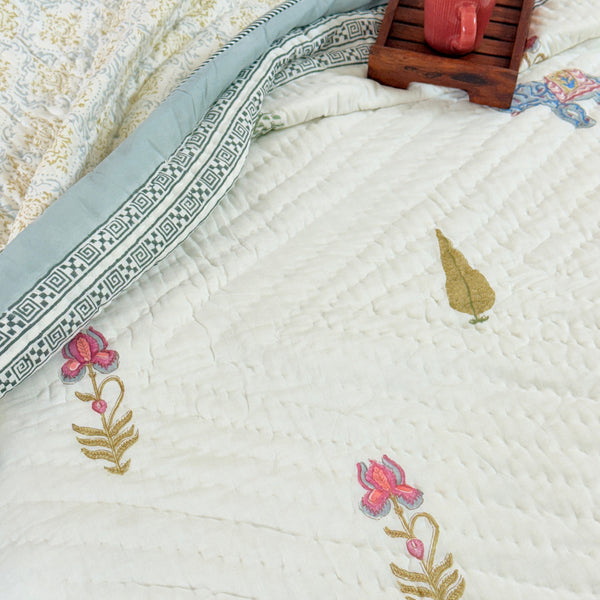 The Royals - Double Hand-blocked Quilt