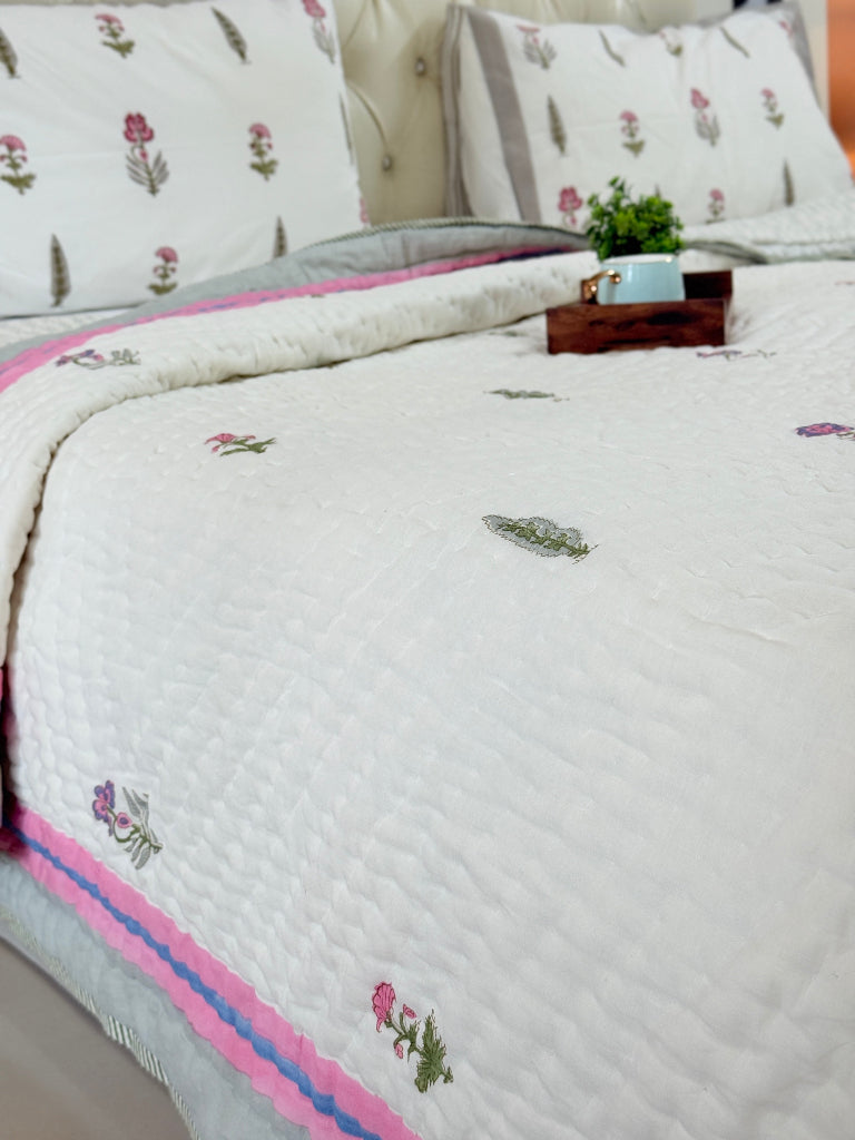 The Calm for Chaos - Double Hand-Blocked Quilt