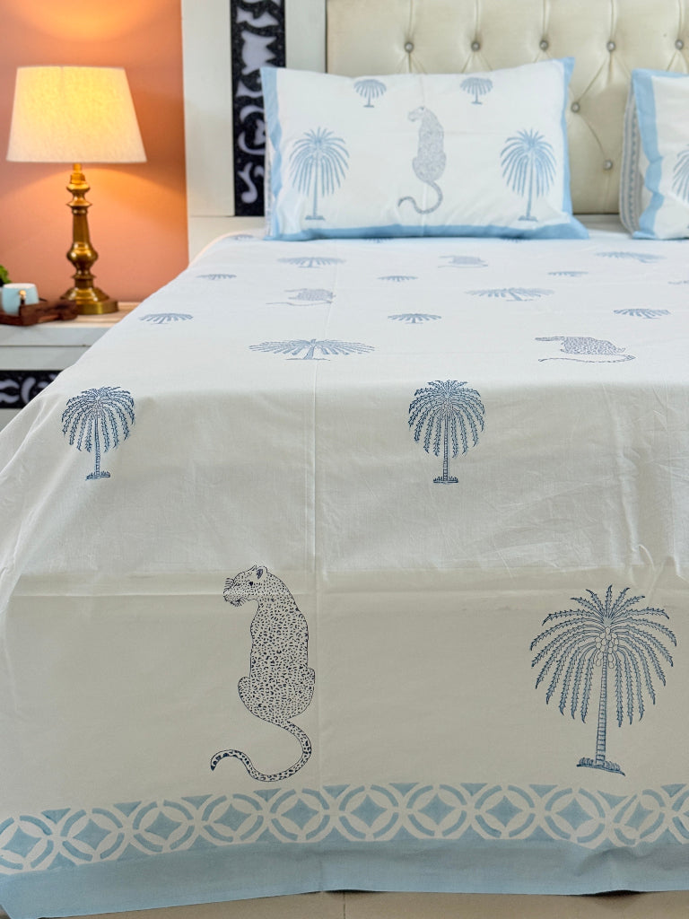 Palm Royale Hand Blocked Sheet
