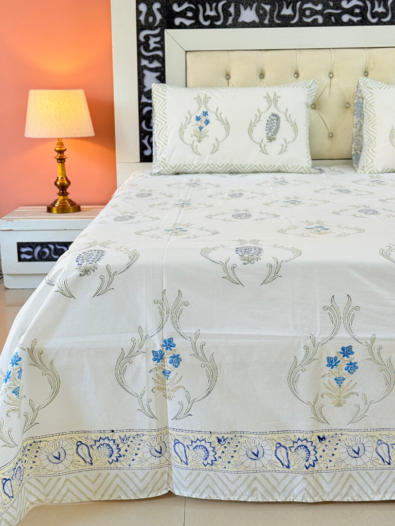 Blocked Elegance Hand Blocked Sheet