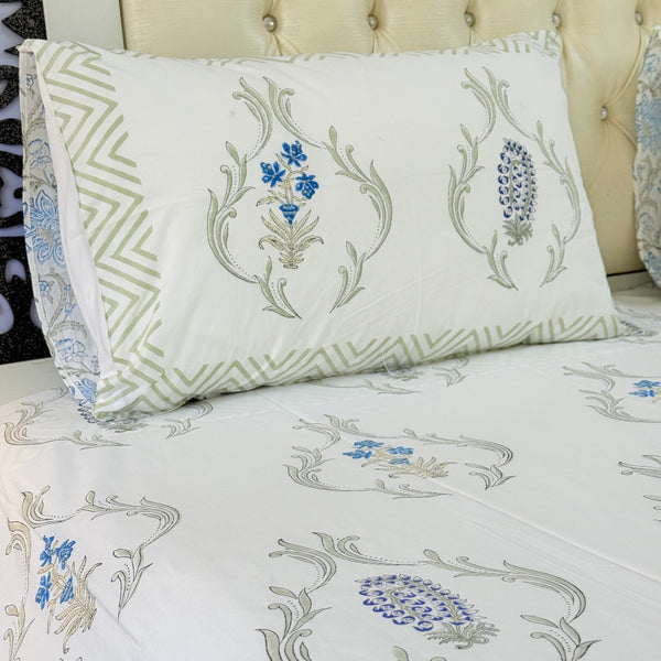 Blocked Elegance Hand Blocked Sheet