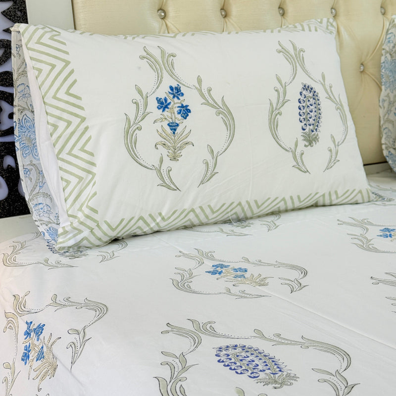 Blocked Elegance Hand Blocked Sheet