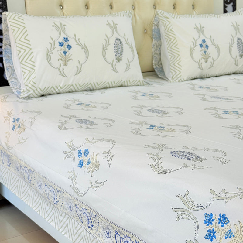 Blocked Elegance Hand Blocked Sheet