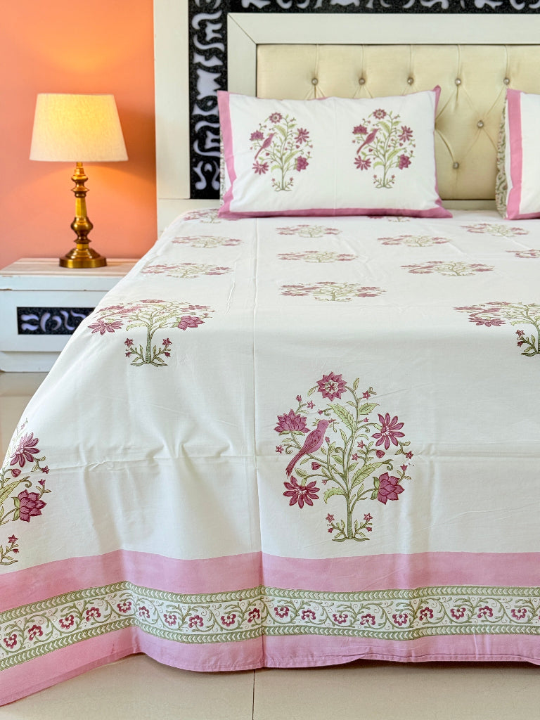 Wings of Serenity Hand Blocked Sheet