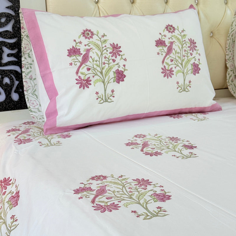 Wings of Serenity Hand Blocked Sheet