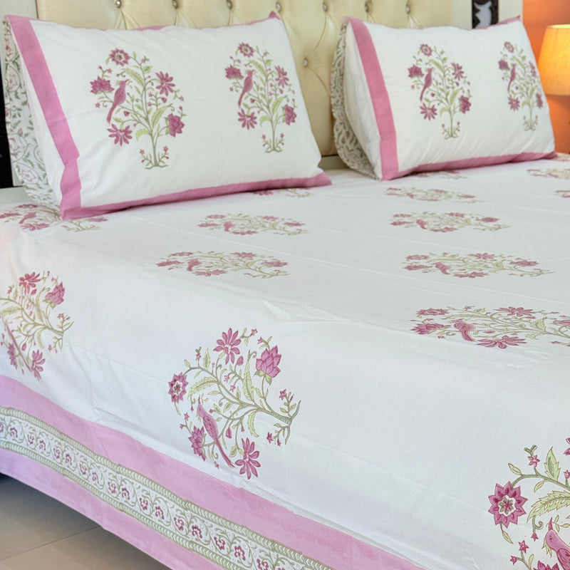 Wings of Serenity Hand Blocked Sheet