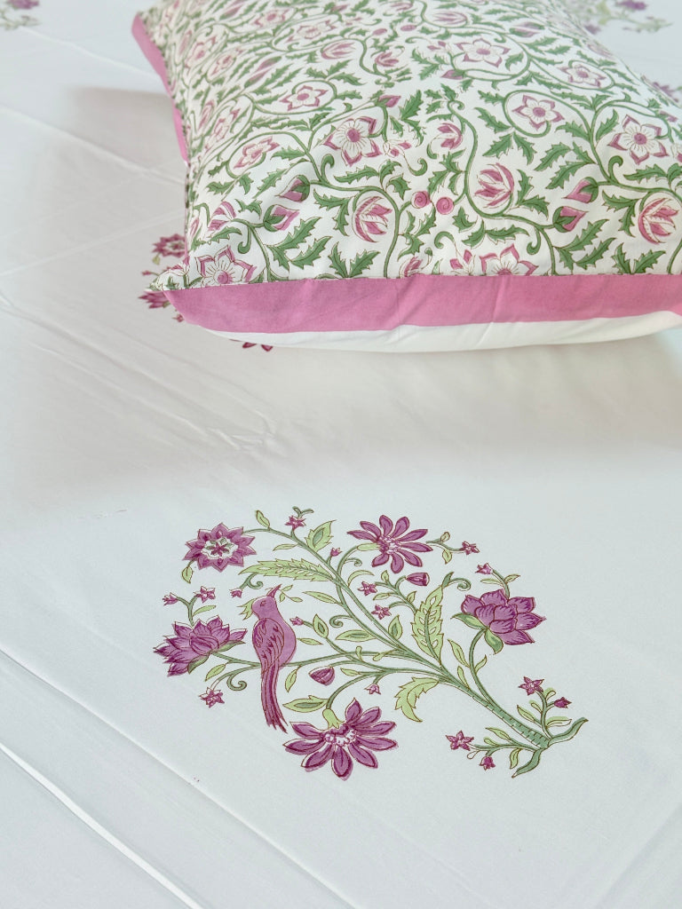 Wings of Serenity Hand Blocked Sheet