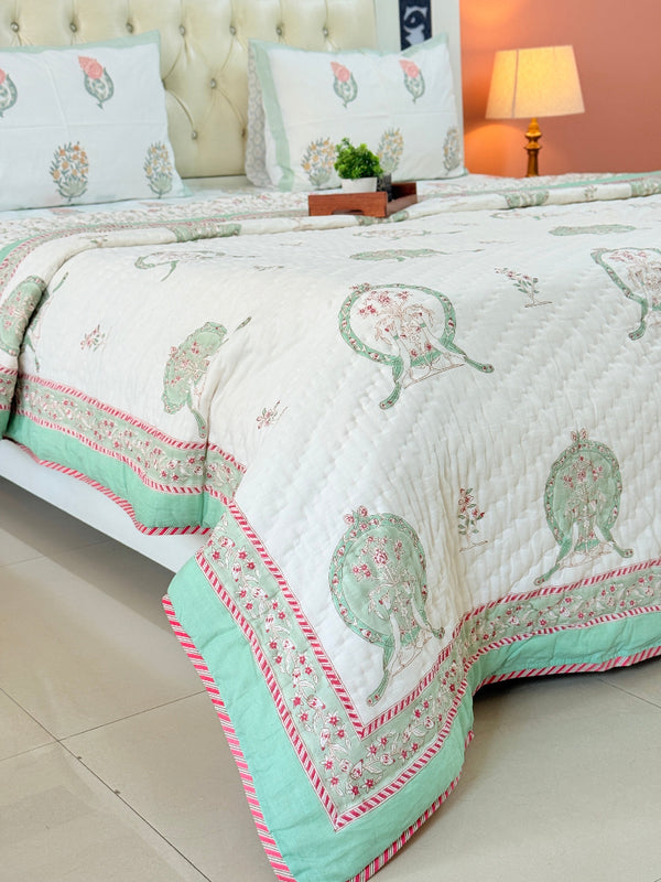 Morbagh Double Hand Blocked Quilt (The Master's Edit)