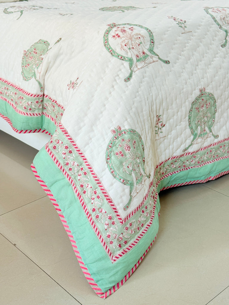 Morbagh Double Hand Blocked Quilt (The Master's Edit)