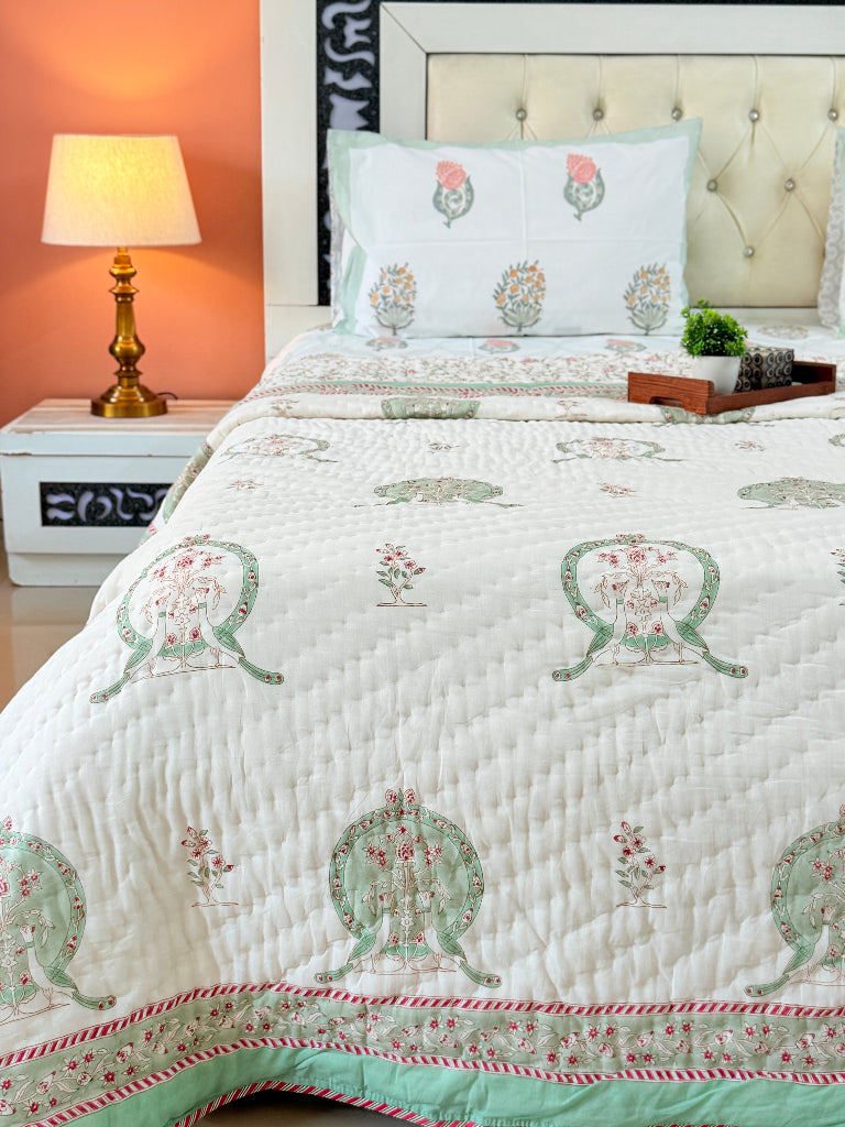 Morbagh Double Hand Blocked Quilt (The Master's Edit)