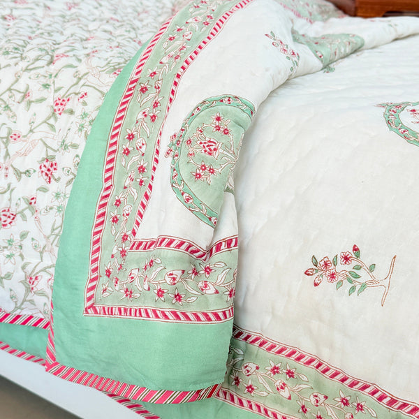 Morbagh Double Hand Blocked Quilt (The Master's Edit)