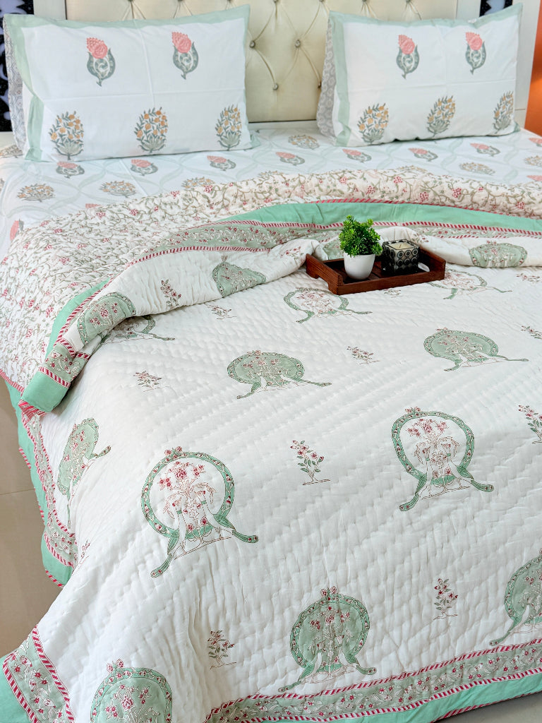 Morbagh Double Hand Blocked Quilt (The Master's Edit)