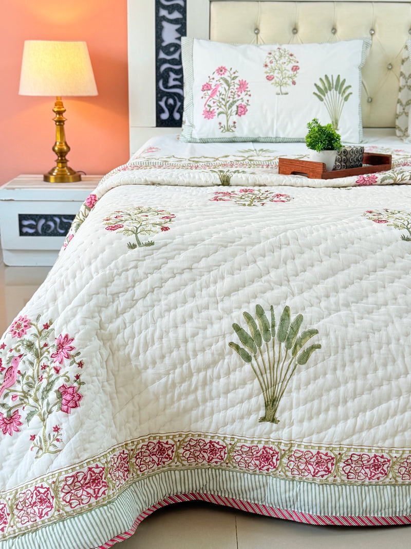 Vanika Hand Double Blocked Quilt