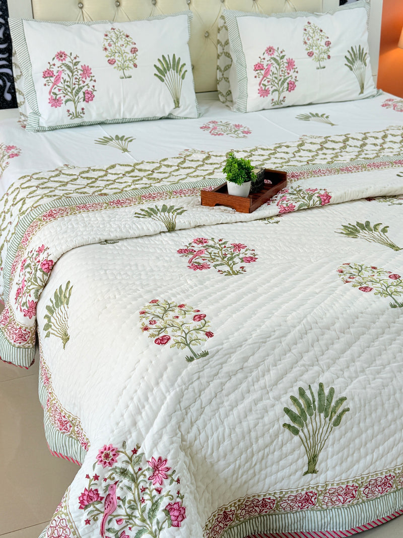 Vanika Hand Double Blocked Quilt