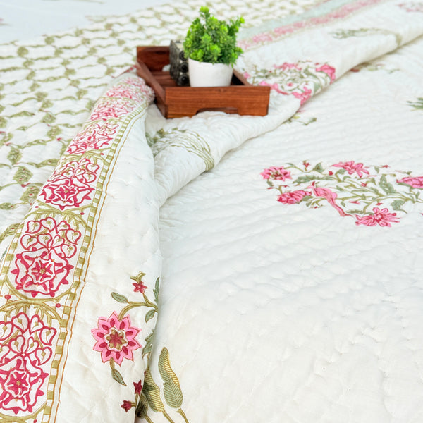 Vanika Hand Double Blocked Quilt