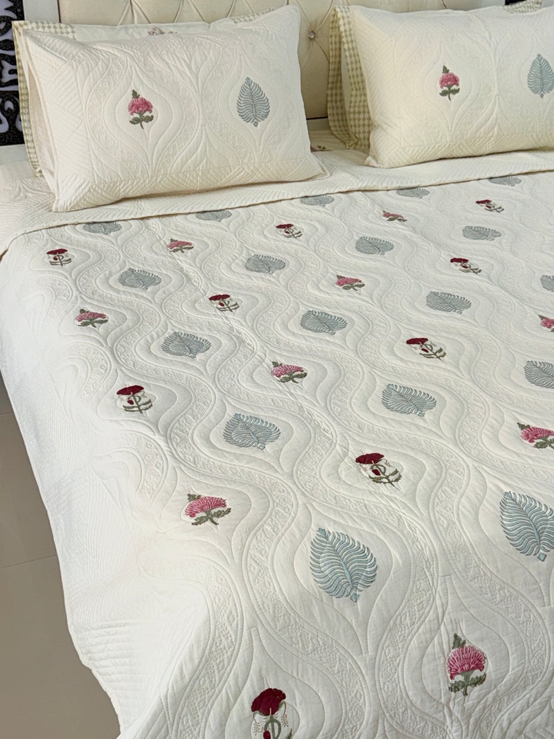 Elite Comfort - Hand Blocked Quilted Bedcover