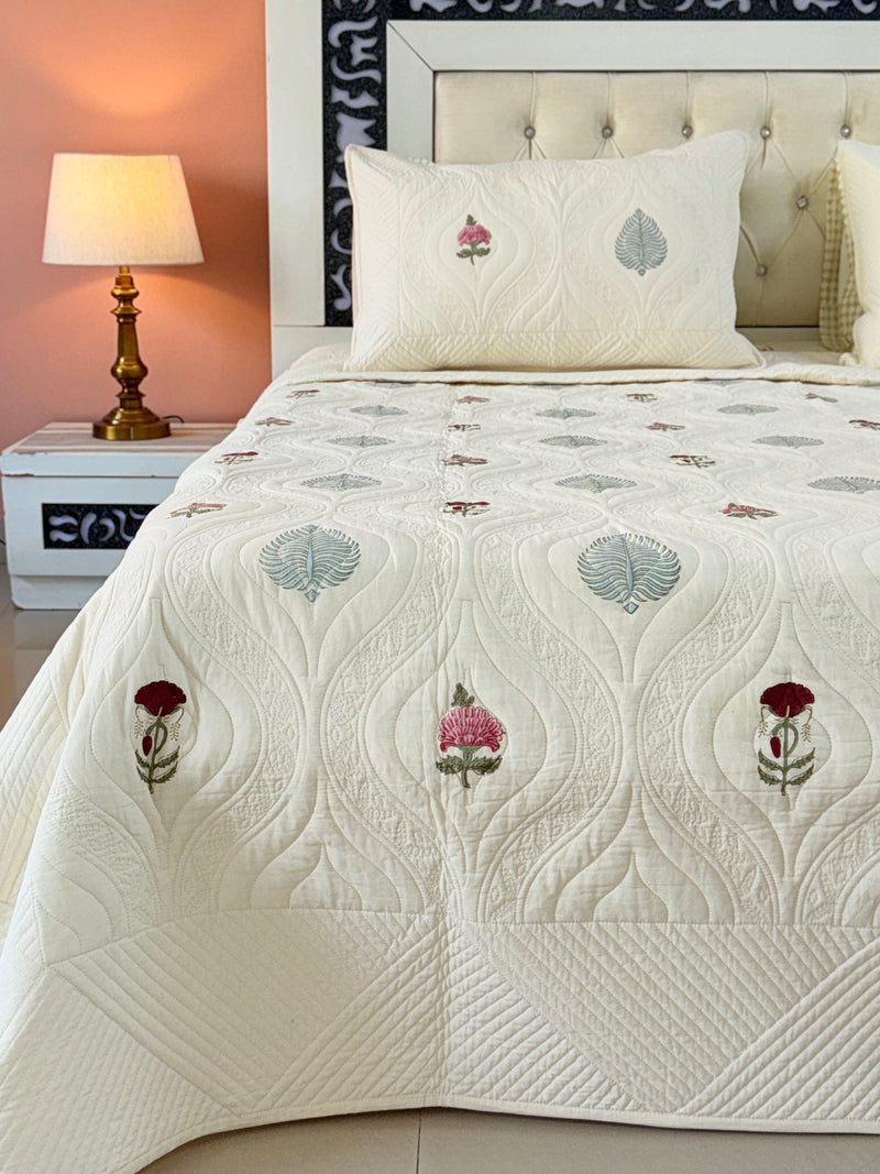 Elite Comfort - Hand Blocked Quilted Bedcover
