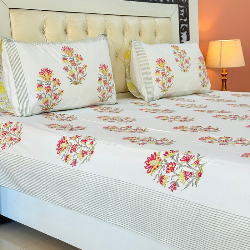 Bagh-e-Charm Hand Blocked Sheet