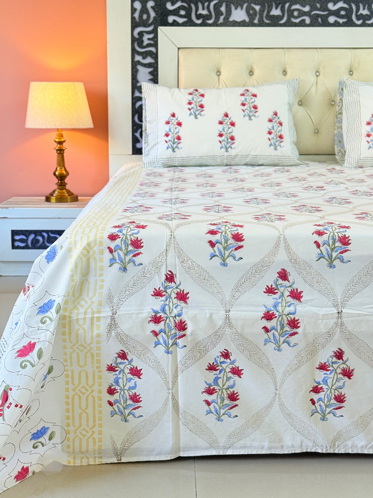 Bagh-e-Noor Hand Blocked Sheet
