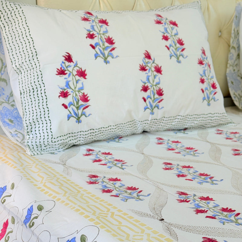 Bagh-e-Noor Hand Blocked Sheet