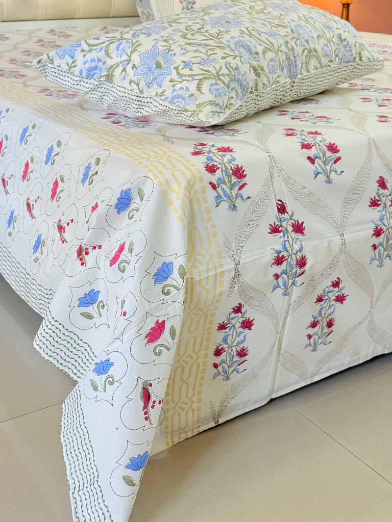 Bagh-e-Noor Hand Blocked Sheet