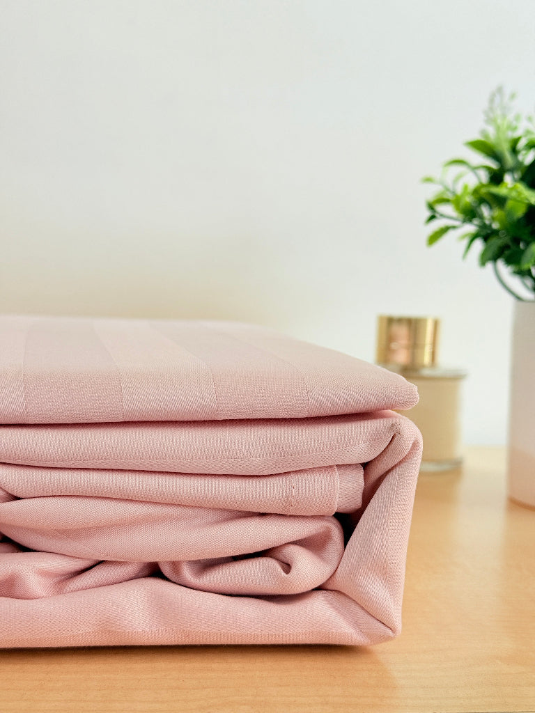 Love for Pink Solid Bedsheet