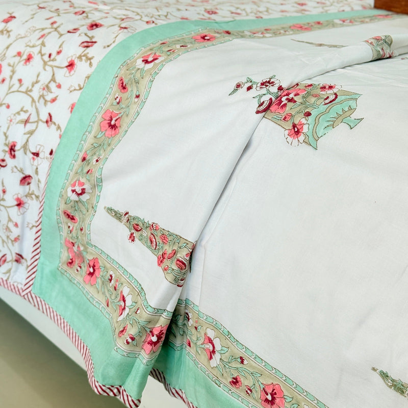 Saanjh Bloom - Hand Blocked Dohar