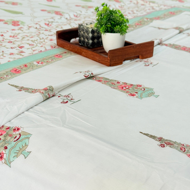 Saanjh Bloom - Hand Blocked Dohar