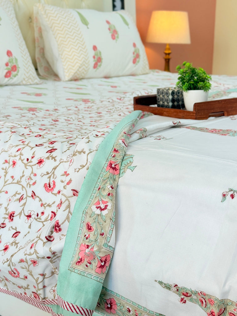 Saanjh Bloom - Hand Blocked Dohar