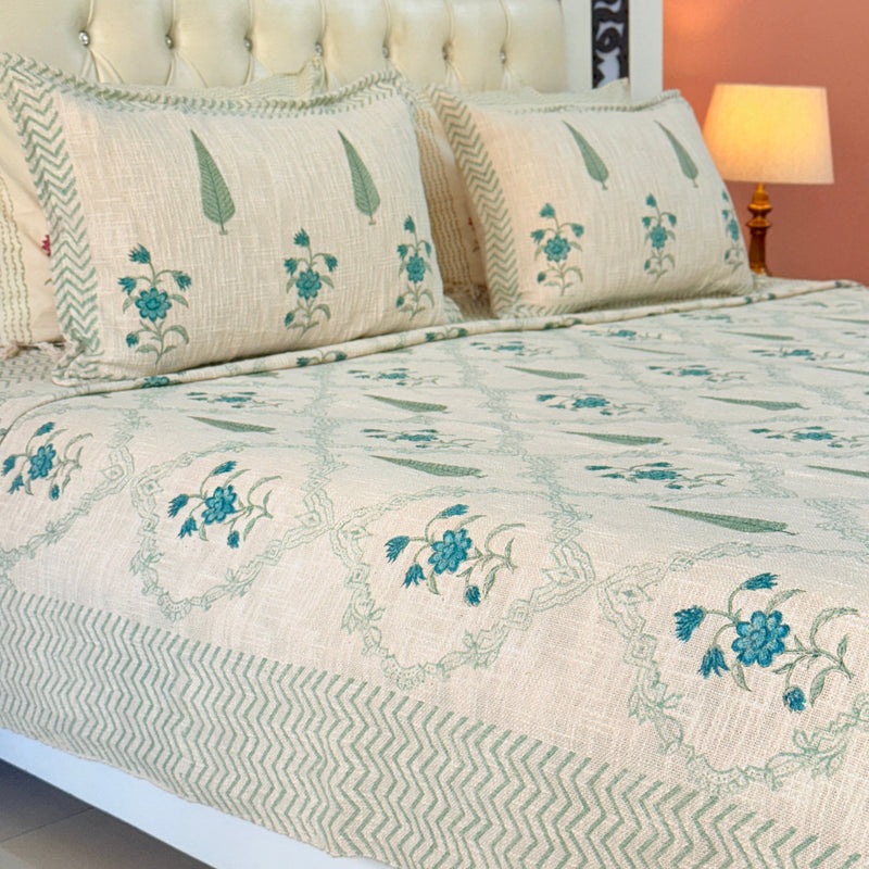 Heritage Loom - Hand Blocked South Cotton Weave Bedcover