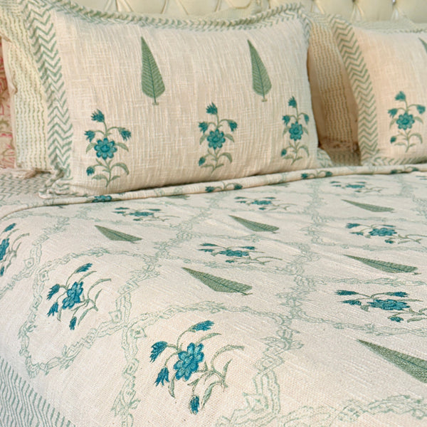 Heritage Loom - Hand Blocked South Cotton Weave Bedcover