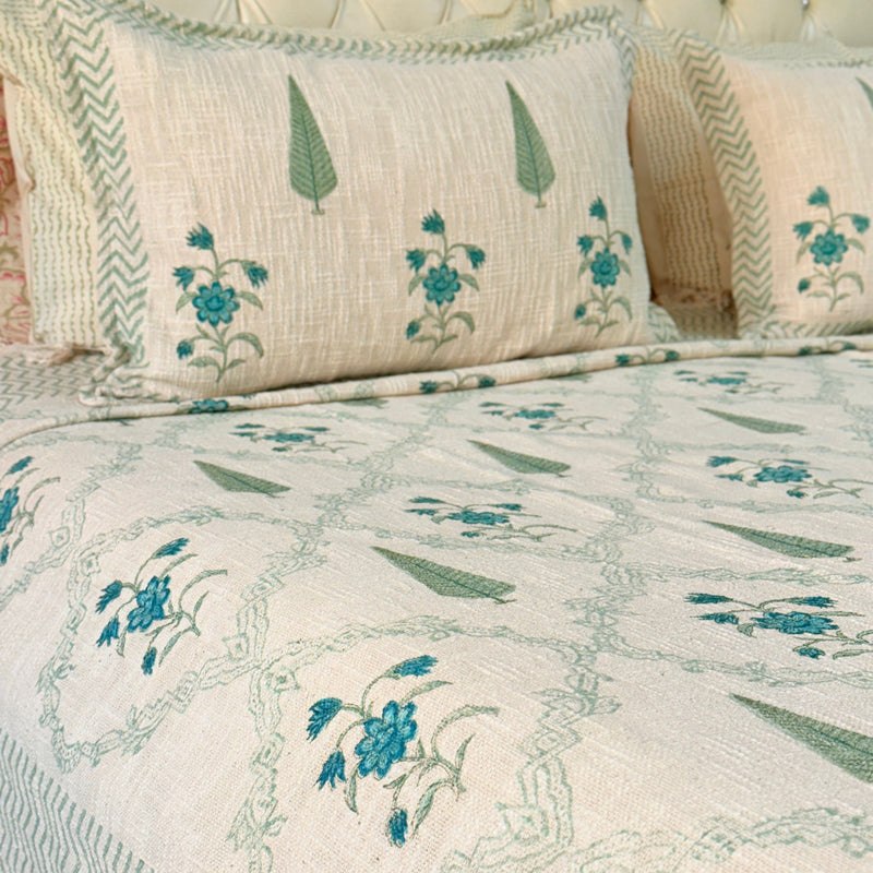 Heritage Loom - Hand Blocked South Cotton Weave Bedcover