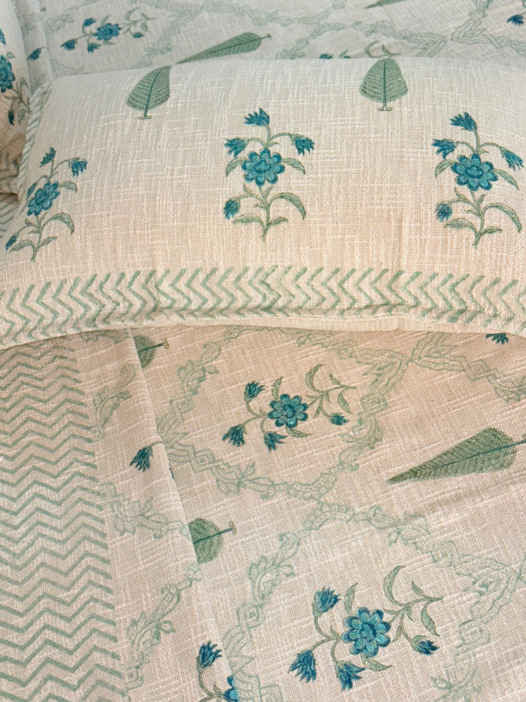 Heritage Loom - Hand Blocked South Cotton Weave Bedcover