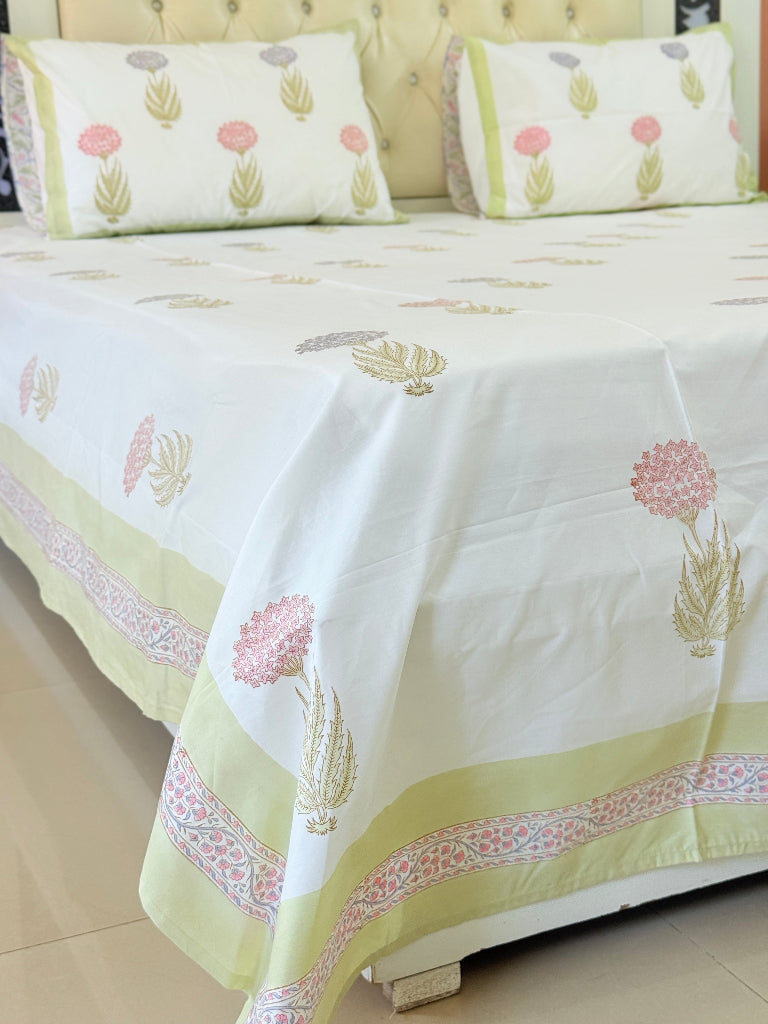 Floral Tapestry Hand Blocked Sheet