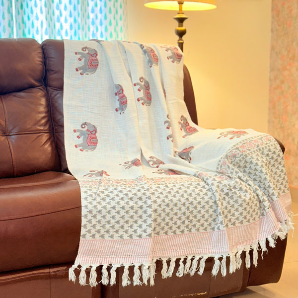 Royal Feel - Hand Blocked Throw