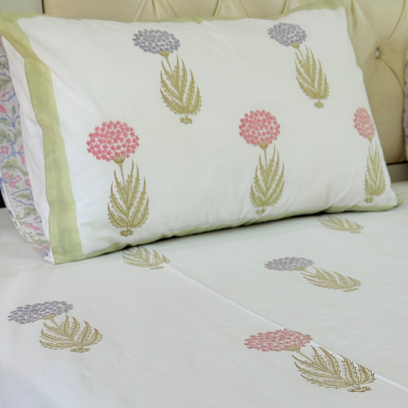 Floral Tapestry Hand Blocked Sheet