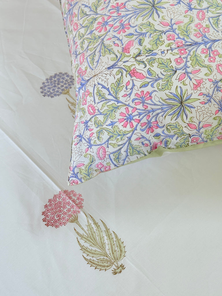 Floral Tapestry Hand Blocked Sheet