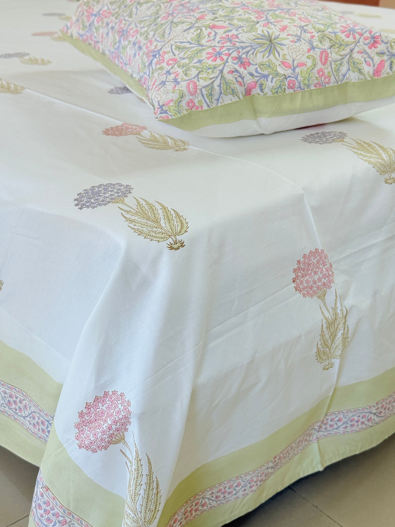Floral Tapestry Hand Blocked Sheet