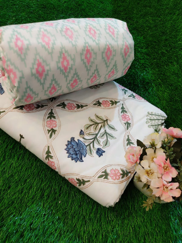 Single Bed Malmal Cotton Dohar - Malmal Charm