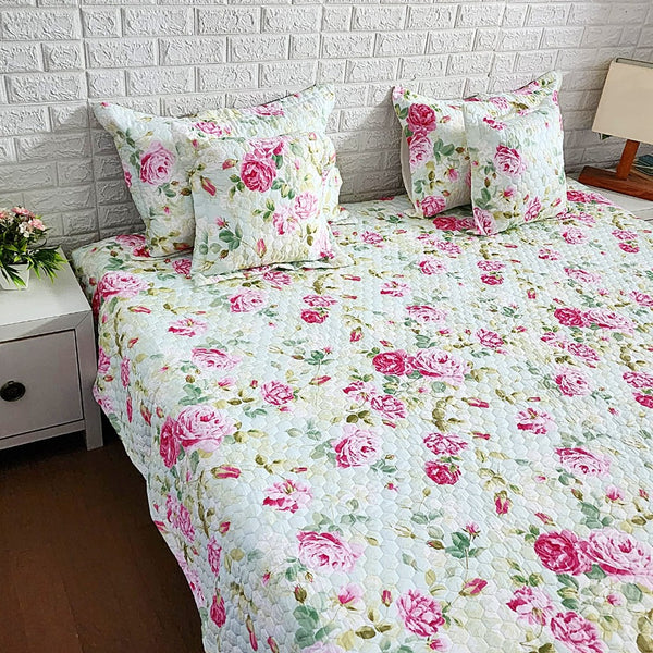 Love for Roses - Quilted Bedcover