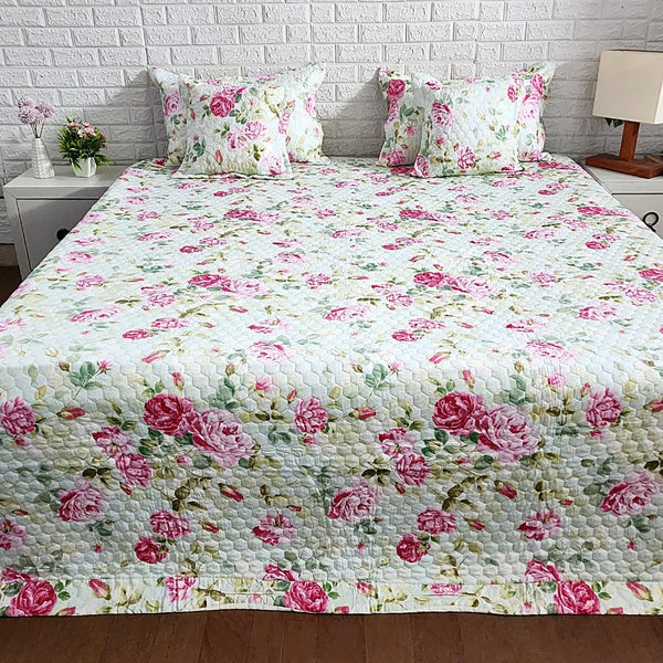 Love for Roses - Quilted Bedcover
