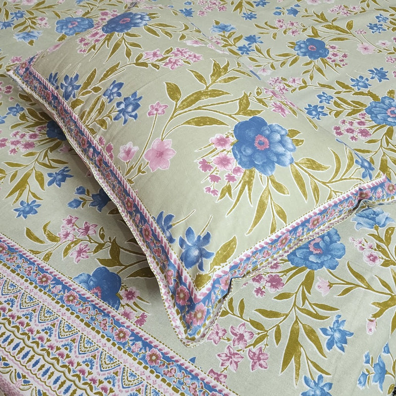 Floral Love Cotton Bedsheet