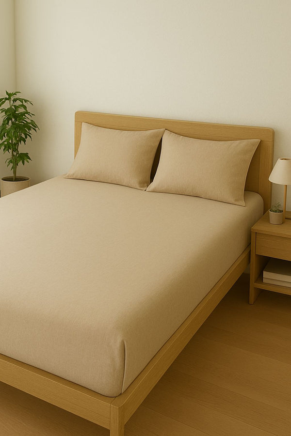 Sandstone Solid Bedsheet