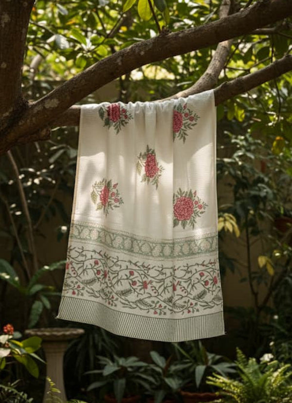 Crafted Comfort Hand Blocked Bath Towel