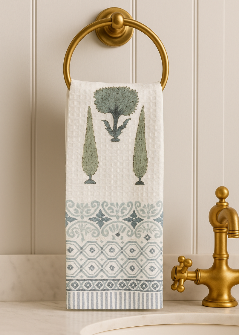Cypress Magic Hand Blocked Hand Towel