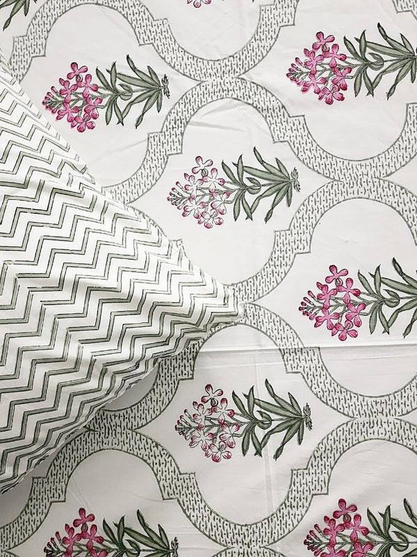 The Artisan Edit - Jaipuri Block Print Sheet Set