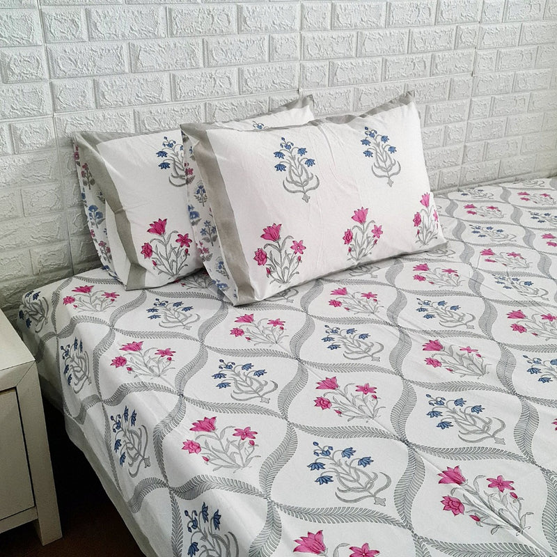 Mughal Print Bed Sheet Online India