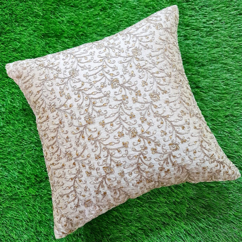 Silk Embroidery Cushion Cover