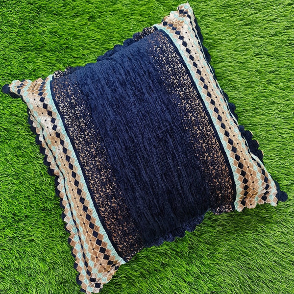 Blue Velvet Cushion Cover