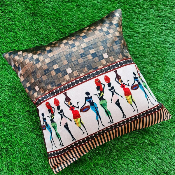 Traditional Art Print Cushion Cover